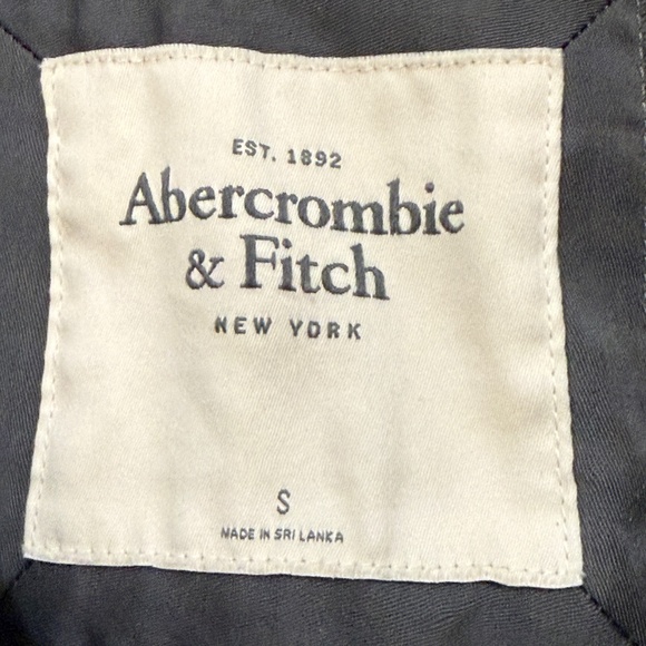 Abercrombie & Fitch NY A & F Women Light Army Green Utility Hood Jacket Small - Picture 10 of 10